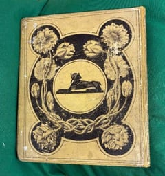 C076 Lilly Library original cream front board thumbnail