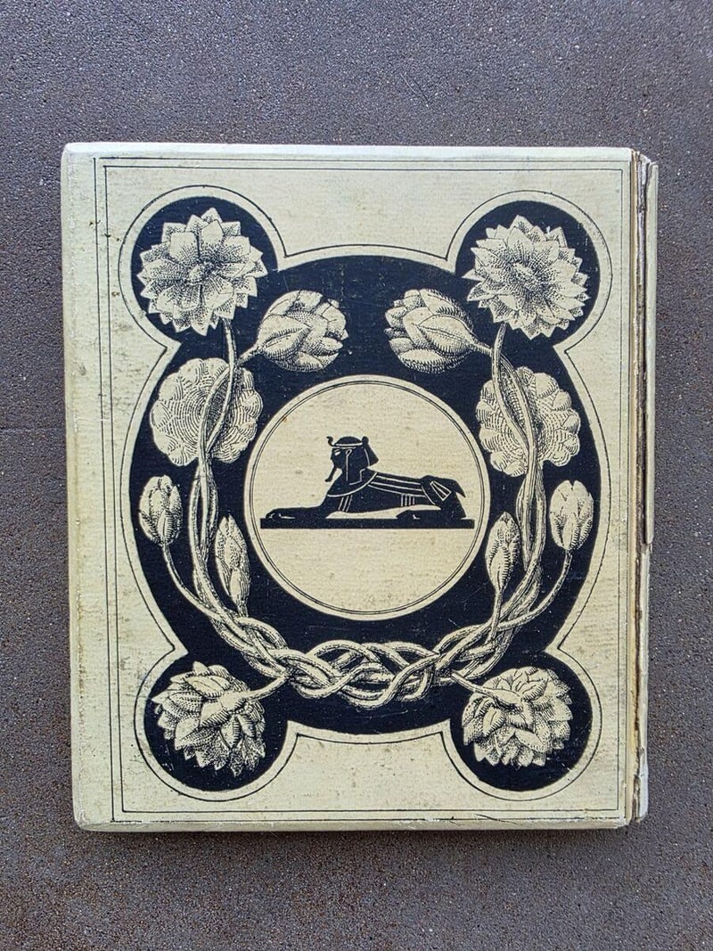C044 original cream publisher-issued rear board after acquisition