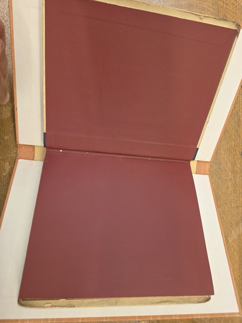 C050 Brooklyn Museum copy maroon endpapers
