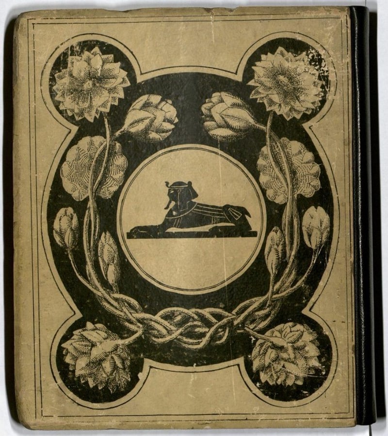 C050 Brooklyn Museum copy rear board with sphinx roundel