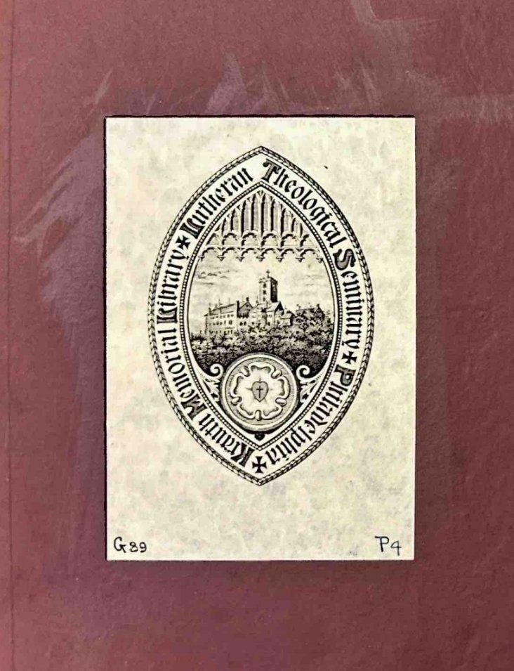 C053 Lutheran Theological Seminary bookplate and shelfmarks