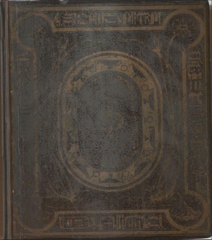 C078 original brown front board with Egyptian-motif design