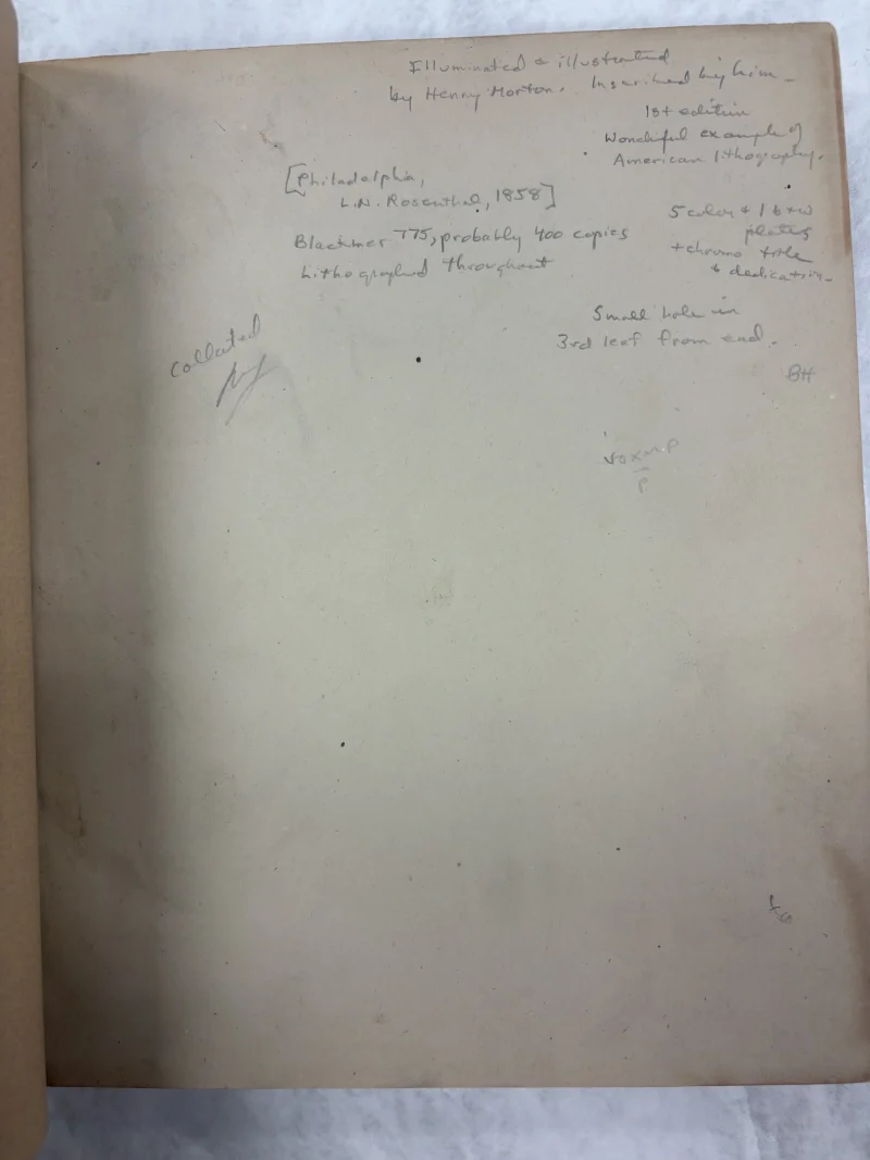 C089: Pencil notes in an unidentified hand