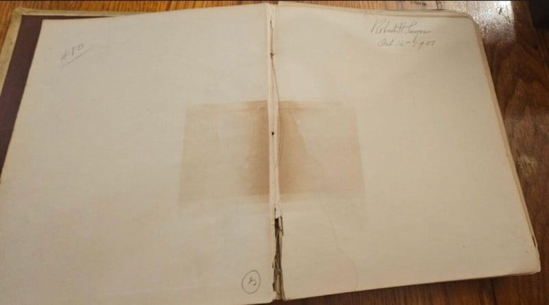 C024 Ownership page bearing Robert H. Sayre inscription