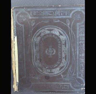 C001 Dark-puce publisher-issued front board